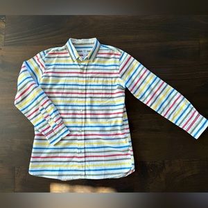 GAP Boys XL Multi-colored stripe button down